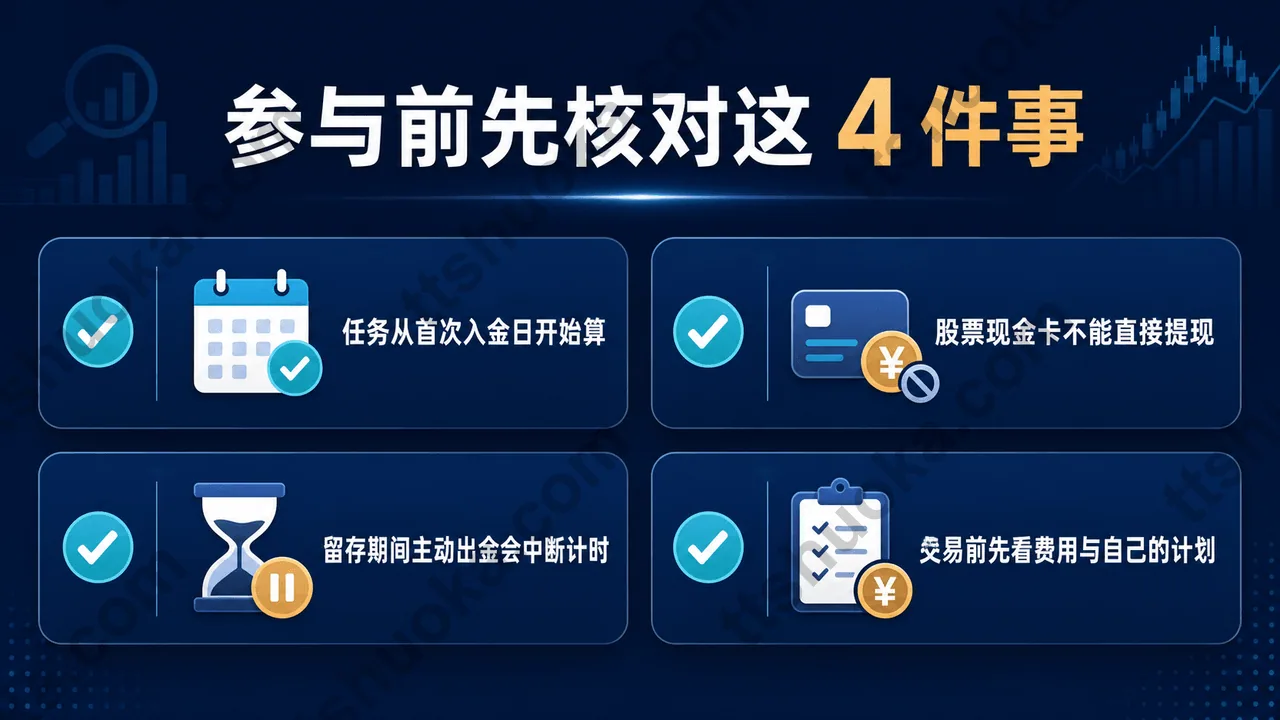 BIT 9月美股新人礼首次入金起算、留存和卡券使用提醒图