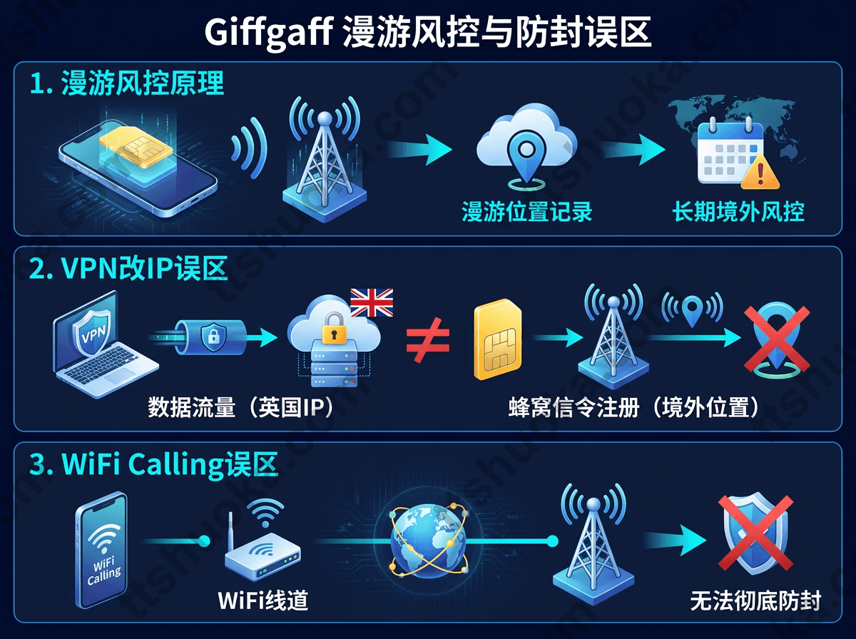 giffgaff蜂窝网络注册风控与漫游检测原理图