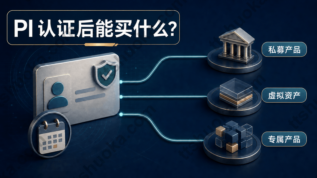 专业投资者认证后按平台分开开通基金、结构性产品和数字资产服务的原创示意图