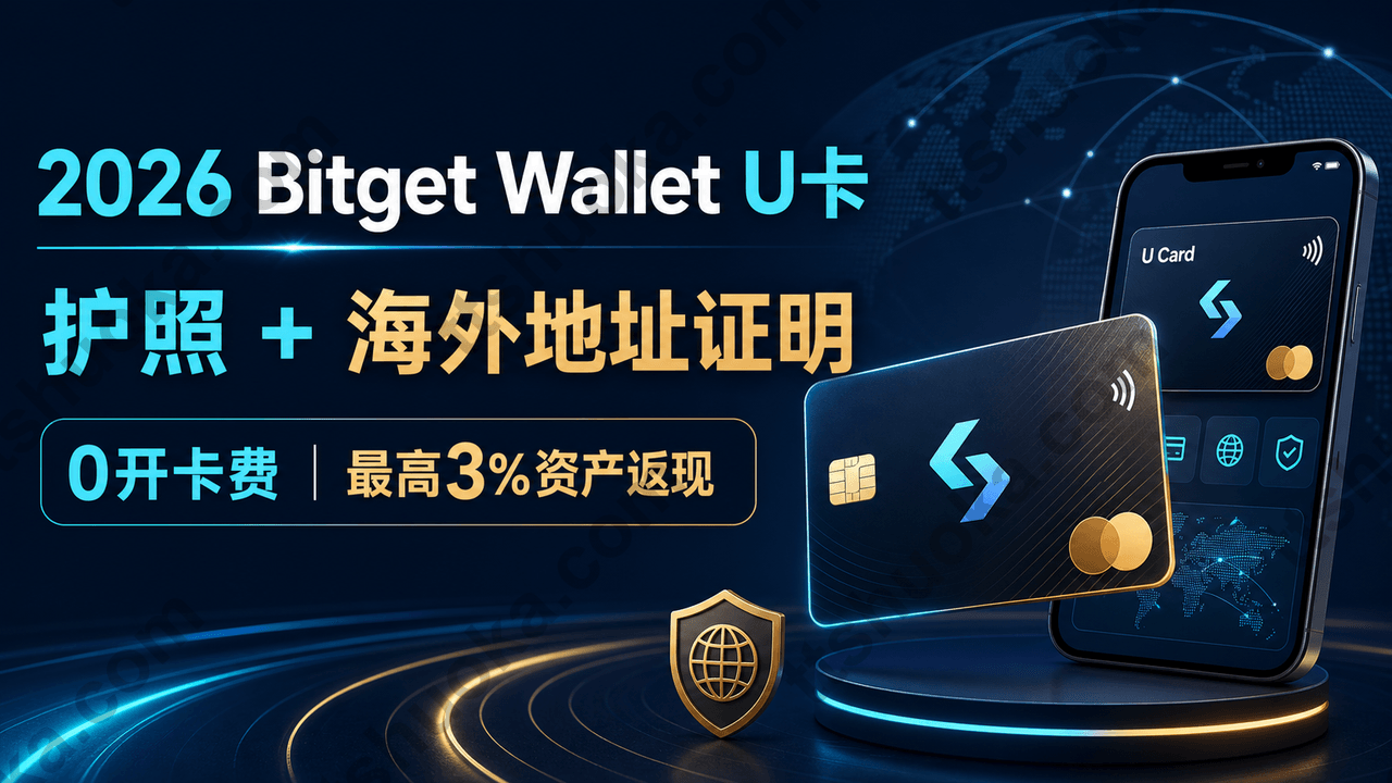 2026 Bitget Wallet U卡开户教程:护照、非中国大陆海外地址证明与资产返现